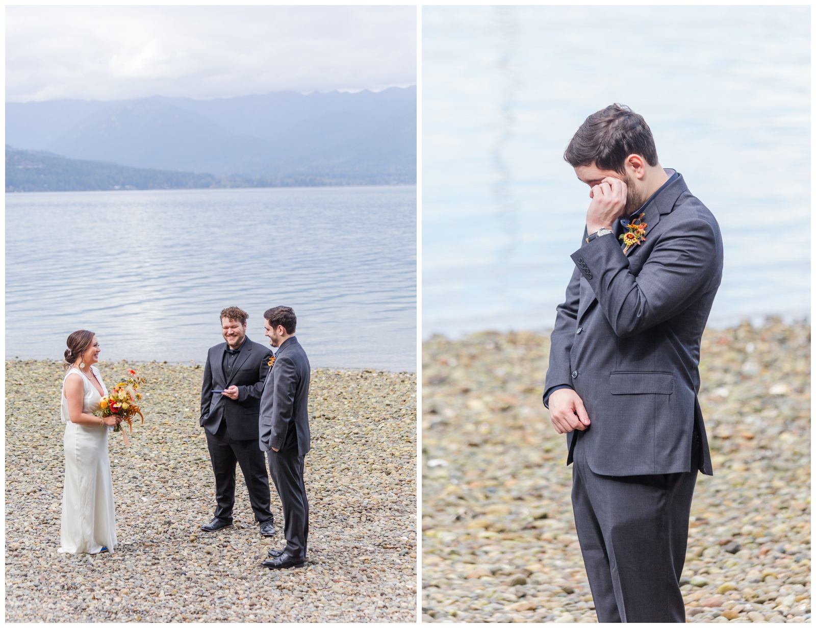 Seabeck elopement ceremony